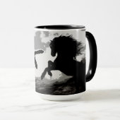 Mug Bataille des Chevaux - Art Equin (Devant droit)