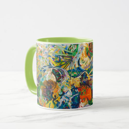 Mug Bataille des lumières, île Coney, Mardi Gras (Devant gauche)