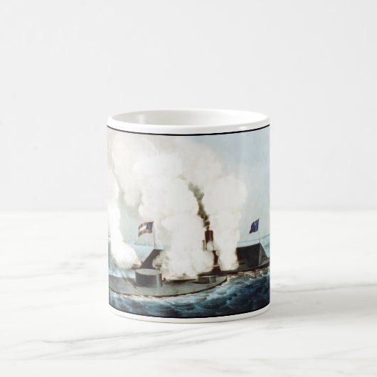 Mug Bataille du moniteur et du Merrimack (Centre)