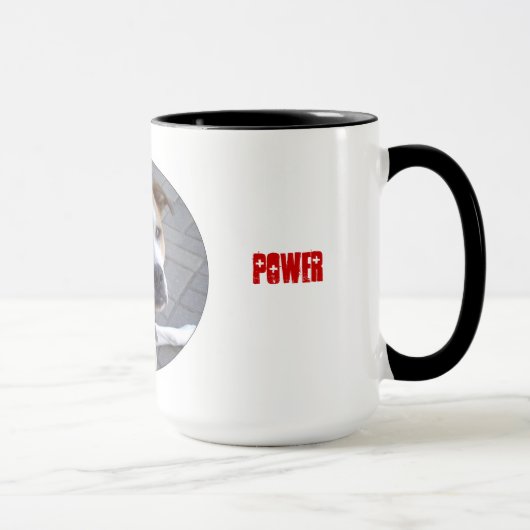 Mug Bataille Pitbull Power (Droite)