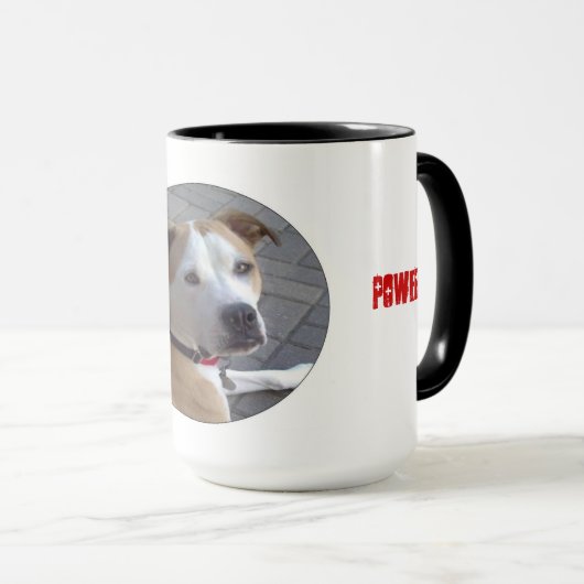 Mug Bataille Pitbull Power (Devant droit)