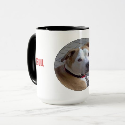 Mug Bataille Pitbull Power (Devant gauche)