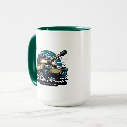 Mug Batailles blindées : Jeux de niveau supérieur (Devant gauche)