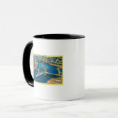 Mug Bataillon américain passant par Portland (Devant gauche)