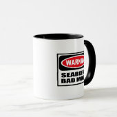 Mug BATAILLON DE CONSTRUCTION d'avertissement DANS la (Devant droit)