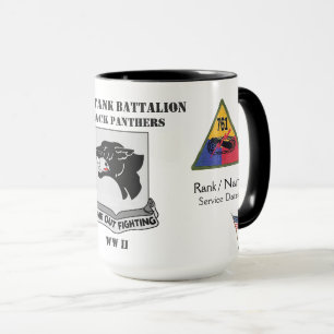 Mug BATAILLON de PANTHÈRES NOIRES 761st - RÉSERVOIR 