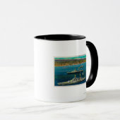 Mug Bataillons américains ancrés à Long Beach (Devant droit)