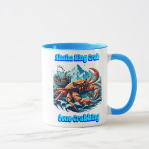 Mug Bâtard de crabe ancien du roi de l'Alaska