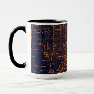 MUG BATAVIA ILLINOIS 1871 CARTE FOX RIVER VALLEY