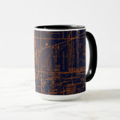 MUG BATAVIA ILLINOIS 1871 CARTE FOX RIVER VALLEY (Devant droit)