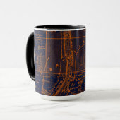 MUG BATAVIA ILLINOIS 1871 CARTE FOX RIVER VALLEY (Devant gauche)