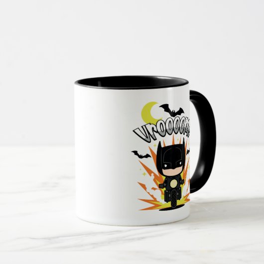 Mug Batcycle Chibi Batman (Devant droit)