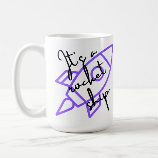 Mug Bateau à fusée (Gauche)