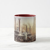 Mug Bateau à vapeur de la Nouvelle-Orléans (Centre)