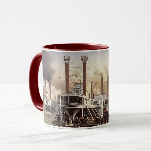 Mug Bateau à vapeur de la Nouvelle-Orléans (Devant gauche)