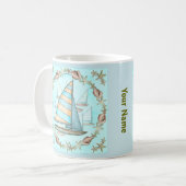 Mug Bateau à voile (Devant gauche)