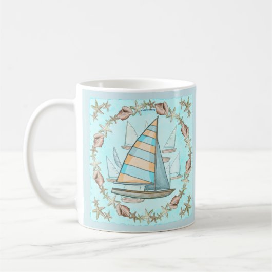 Mug Bateau à voile (Gauche)