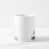 Mug Bateau à voile Gradient Style (Centre)