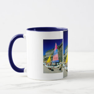 Mug Bateau à voile Hobie à St Malo, France