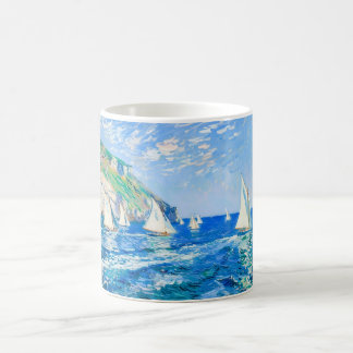 Mug Bateau à voile impressionniste aux falaises – Ocea