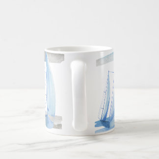 Mug Bateau à voile : motif aquarelle