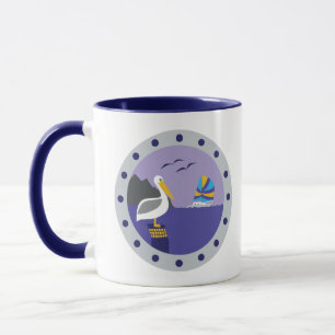 Mug Bateau à voile pélican