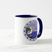 Mug Bateau à voile pélican (Devant droit)
