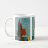 MUG BATEAU À VOILE TEXTUEL NEEDLEPOINT PAISIBLE (Gauche)