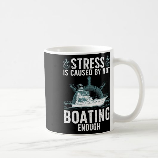 Mug Bateau Cool Pour Hommes Femmes Stress Navigateur Y (Droite)