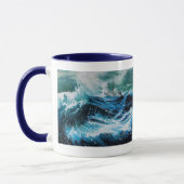 Mug Bateau dans la mer dans la tempête (Gauche)