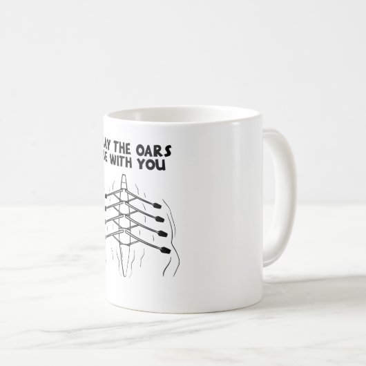 Mug Bateau d'aviron (Devant droit)