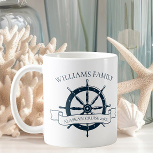 Mug Bateau de croisière en famille sur mesure Ile de v