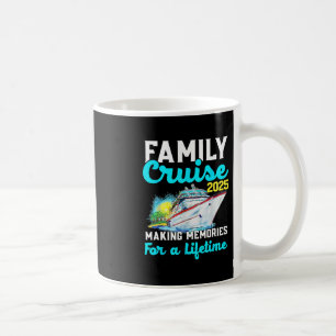 Mug Bateau de croisière familial 2025 Créer des souven