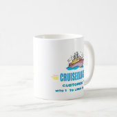 Mug Bateau de croisière humoristique (Devant droit)