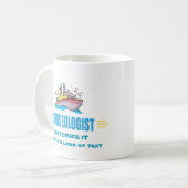 Mug Bateau de croisière humoristique (Devant gauche)
