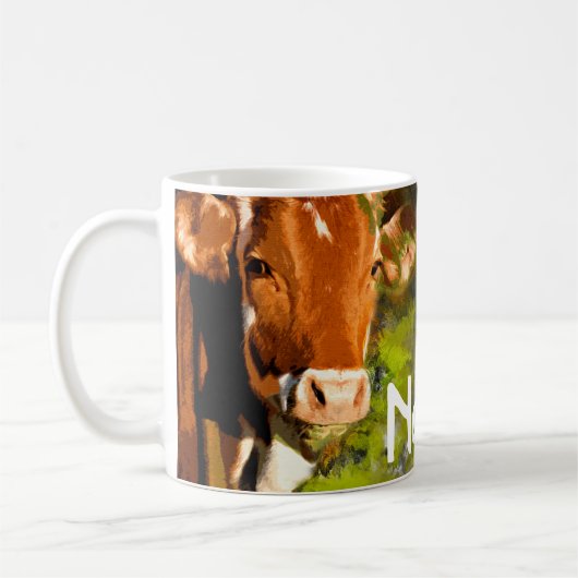 Mug Bateau de élevage personnalisé conception de ferme (Gauche)