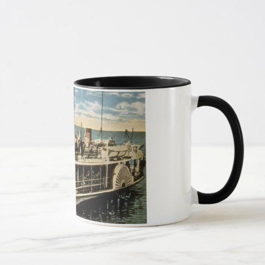 Mug Bateau de fond en verre, Avalon, île de Catalina, (Droite)