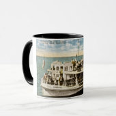 Mug Bateau de fond en verre, Avalon, île de Catalina, (Devant gauche)