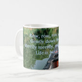 Mug bateau de la ligne de rivière vert (Devant gauche)