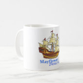 Mug Bateau de navigation de descendant de fleur (Devant gauche)