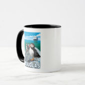 Mug Bateau de pêche et de croisière - Douglas, Alaska (Devant gauche)