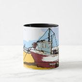 Mug Bateau de pêche pittoresque (Centre)