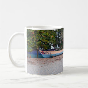 Mug Bateau de pêche sur la plage de Tamarindo, Costa R