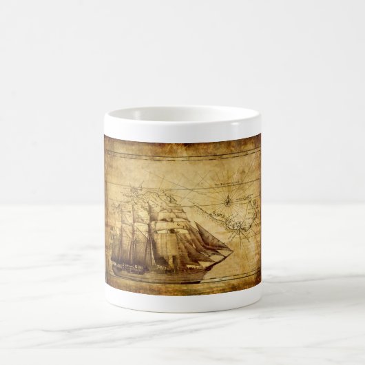 Mug bateau de pirate (Centre)