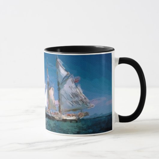 Mug Bateau de tondeuse (Droite)