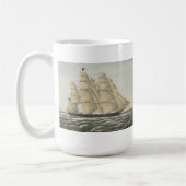 Mug Bateau de tondeuse, nuage volant (Gauche)