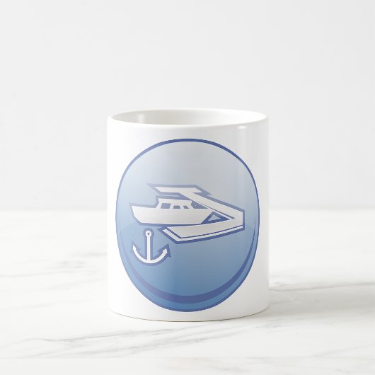 Mug Bateau et Ancre Marine nautique