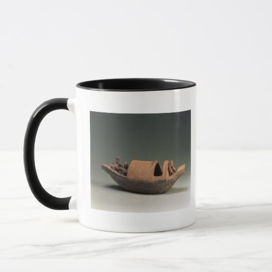 Mug Bateau et équipage, objet façonné de tombe (Gauche)