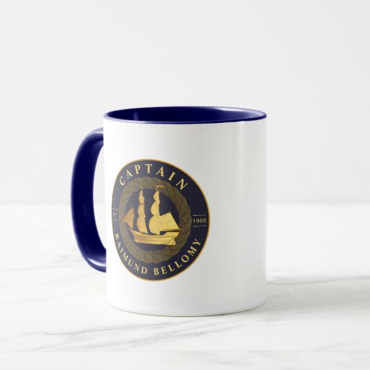 Mug Bateau Gold (Devant gauche)