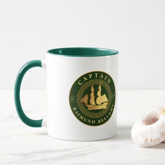 Mug Bateau Gold (Avec donut)